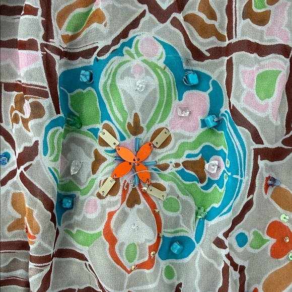 Diane Von Furstenberg Multicolor Silk Blouse - Picture 3 of 6